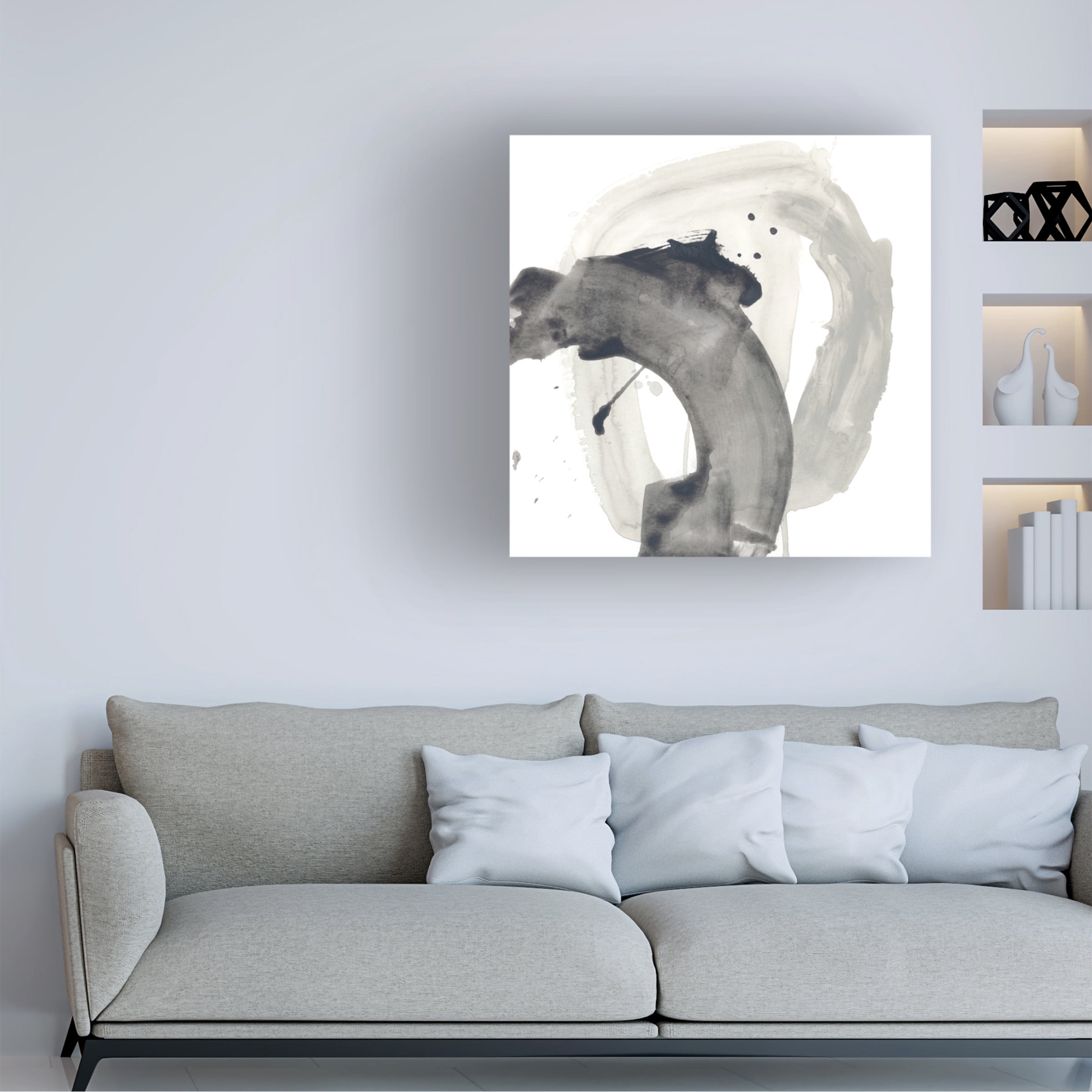 June Erica Vess 'Swath VI' Canvas Art