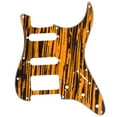 thumbnail image 1 of Golpeador de guitarra eléctrica de 3 capas con blindaje de aluminio, accesorios para instrumentos musicales, GSSH50, amarillo y negro, 1 of 12