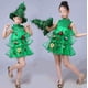 thumbnail image 2 of 160cm Ropa navideña para niños, disfraz de árbol de Navidad para niñas, espectáculo de elfo verde, 2 of 3