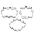 thumbnail image 1 of Yuarrent Molde de pastel de 3 piezas, moldes de acero inoxidable reciclado para manualidades, suministros de molde de decoración para hornear galletas Herramientas y accesorios para hornear Yuarrent HA059205-00, 1 of 6