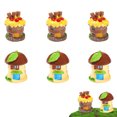 thumbnail image 1 of 10 Uds. Casa de árbol, micropaisajismo, maceta de flores suculentas, accesorios, decoración de pasteles, decoración de mesa, 1 of 5