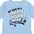 thumbnail image 4 of Inktastic My Dad is a Fantasy Football Legend Boys or Girls Long Sleeve Toddler T-Shirt, 4 of 5