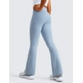 thumbnail image 3 of CRZ YOGA Girls Butterluxe Crossover Waist Yoga Flare Leggings Dance Casual Athletic Pants Bell Bottoms Kids Teen, 3 of 6