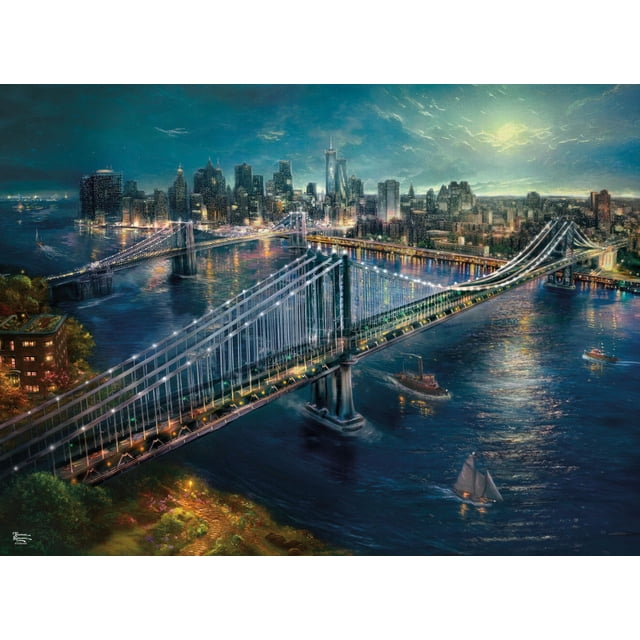 Rompecabezas Buffalo Games Silver Select Thomas Kinkade 1000 unidades