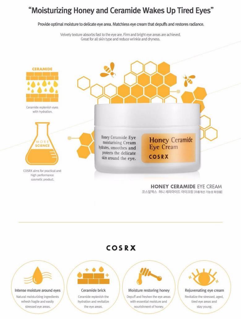 cosrx honey eye cream
