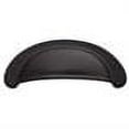 thumbnail image 2 of Hickory Hardware P2626-MB 20.75 In. Modus Matte Black Cup Cabinet Pull, 2 of 2