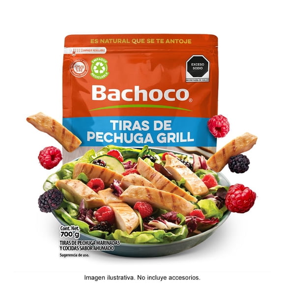 Tiras de Pechuga Grill Bachoco 700g