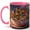 Pink, variant on Rose Teacup Village 11oz Ceramic Mug, Cottage Floral Coffee Cup