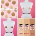 thumbnail image 4 of Hollywood Silicone CoverUps Nipple Concealers, Dark Skin Tone, Reusable, 4 of 9