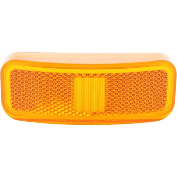 Optronics A-44ABP Amber Replacement Lens for Rectangular Marker/Clearance L