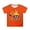 Orange, variant on Valora Little Kid Easter Print Girls Casual Short Sleeve Tee Loose Fit Round Neck Top For Toddlers Kids Playwear Black 6-7 Years