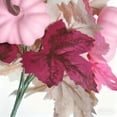 thumbnail image 4 of Pink Artificial Pumpkin Maple Leaves Stems Picks For Vase Filler, Fall Thanksgiving Centerpiece Table Decorations For Wedding Home Party Supplies, 4 of 5
