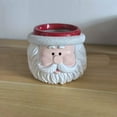 thumbnail image 4 of ​​ZCSKFIN Santa Head Planter with Snowman Resin Design, Cute Tabletop Flowerpot for Christmas Home Decor, Red and Black Hat Decoration as a Festive Container for Small Potted Plants​​, 4 of 4