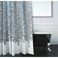 thumbnail image 3 of Simply Daisy 70" W x 73" H Hidden Forrest Floral Print Polyester Shower Curtain, Grey, 3 of 3