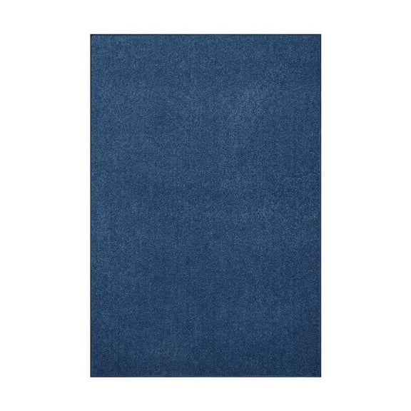 Furnishmyplace Modern Plush Solid Color Rug - Pet Friendly, Made in USA, Royal Blue Area Rugs 7' x 9'