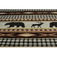 thumbnail image 4 of United Weavers Contours Lodge Area Rug 511-31360 Manitou Blue Crosses Diamonds 1' 10" x 3' Rectangle, 4 of 5