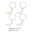 thumbnail image 3 of 4Pcs Rhinestones Shoe Chain Ankle Chain High Heel Anti Lost Chain High Heel Decor, 3 of 8