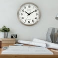 thumbnail image 4 of La Crosse Technology 16-Inch Stainless Steel Atomic Analog Wall Clock, WT-3161WH, 4 of 6