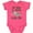 Vintage Hot Pink, variant on Inktastic My Mimi and Papa Love Me Sloth Girls Baby Bodysuit