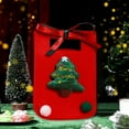 thumbnail image 5 of Yhmxh Christmas Gift Bags Felt Christmas, Red and Green Felt Treat Bags with Handles, Santa Claus Suit Treat Baskets Present Bag Reusable Gift Baskets for Holiday Xmas Party Favor Decoration, 5 of 7