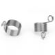 thumbnail image 1 of Anillo guía para tejer, 2 piezas de acero inoxidable en espiral, anillo para tejer, dedal para tejer, diseño de clase mundial, 1 of 9