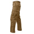 thumbnail image 1 of Rothco Relaxed Fit Zipper Fly BDU Pants, Coyote Brown, 2XL, 1 of 6