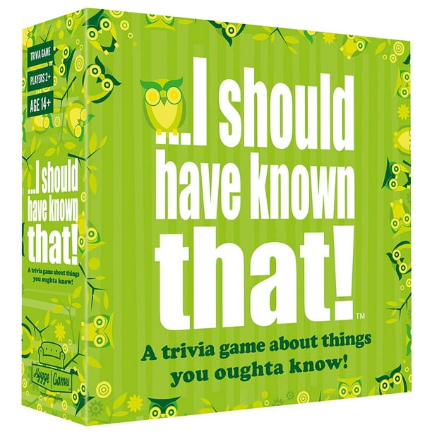 I Should Have Known That Trivia Game Target