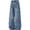 Blue, variant on Barrel Jeans Mens Y2K Denim Pants Casual Baggy Jeans Elastic Waist Jeans for Mens Blue M