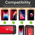 thumbnail image 2 of Funda impermeable para iPhone SE, 8, resistente a la suciedad, carcasa completa a prueba de golpes con protector de pantalla integrado, carcasa resistente para iPhone SE, 8, 7, transparente, 2 of 6
