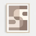thumbnail image 2 of Squircles Abstract Art Creams Taupes - Digital Art Geometric Abstract Mid-Century Modern Minimalist Pattern Modern Art Bauhaus Unframed Wall Art Print 20 x 28 inches, 2 of 4