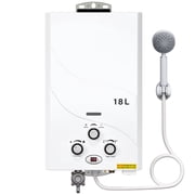 TCFUNDY 4.8 GPM 18L Tankless Water Heater LPG Liquid Propane Gas Instant Hot Boiler with Digital Display