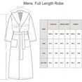 thumbnail image 7 of U2SKIIN Mens Robe with Hood,Full Length Plush Robe for Men Fleece Bathrobe（Navy, XX-Large-3X-Large）, 7 of 7