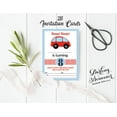 thumbnail image 3 of Darling Souvenir White Birthday Invitation Card 28 Pcs Fill or Write In Blank Invites Printable Party Supplies 5 x 7 Inches, 3 of 5
