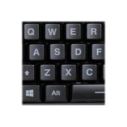 Adesso Tru-Form 150 3-Color Illuminated Ergonomic Keyboard
