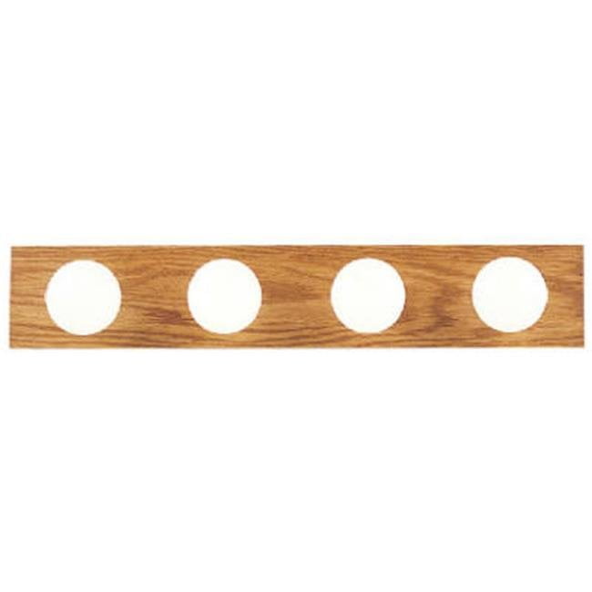 Westinghouse Natural Brass 4 lights Bathroom Bar Fixture Wall Mount
