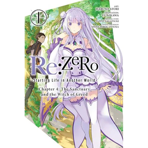 Pre-Owned Re:ZERO -Starting Life in Another World-, Chapter 4: The Sanctuary and the Witch of Greed Manga: Re:ZERO -Starting Life in Another World-, Chapter 4: The Sanctuary and the Witch of Greed, Vol. 1 (manga) (Series #1) (Paperback)