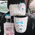 thumbnail image 2 of Caja de pañuelos para coche con dibujos animados de Kawaii Chiikawass, decoración interior para coche, cubo de basura para coche, gancho de almacenamiento para cinturón de seguridad, hombreras, 2 of 5