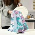 thumbnail image 6 of GZHJMY Christmas Sloth Dino Llama Kitchen Towels Set of 1 Dishcloths Hand Towels Tea Towels Ultra Absorbent for Cleaning Washing Drying Dishes Tableware 28'' x 18'', 6 of 7