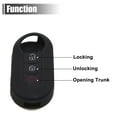 thumbnail image 3 of Unique Bargains Pink Silicone Three Button Car Remote Key Cover Case for Fiat 500 Viaggio Ottimo, 3 of 5