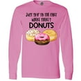 thumbnail image 3 of Inktastic Just Skip to the Part Where There's Donuts Long Sleeve T-Shirt, 3 of 5
