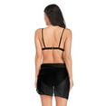 thumbnail image 5 of Women Beach Short Sarong Swimsuit Cover up Wrap Skirt for Swimwear, Black, 5 of 7