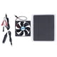 thumbnail image 1 of Ventilador solar 10W 12V Desodorización efectiva Ahorro de energía Extractor solar USB portátil para casas de mascotas Invernaderos RV, 1 of 5