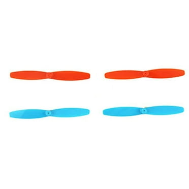 Replacement Parts for Hot Wheels RC Sky Shock Vehicle - DNM63 ~ Replacement 2 Red and 2 Blue Propellers ~ Fits other models