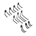 thumbnail image 3 of Wall Mount Hook, Large Load Bearing Soft Coating Garage Double Hooks U And J Type  For Organizing Garden Tools, 3 of 8