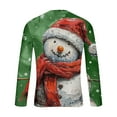 thumbnail image 5 of WXLWZYWL Men's Christmas Sweatshirt Crewneck Trendy Big and Tall Santa Printed Sweatshirts Pullover Tops Party Apparel, 5 of 5