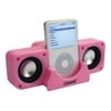 i.Sound 2X Plus - Speakers - for portable use - pink - for Apple iPod (5G); iPod classic