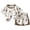 R407-Coffee, variant on NOLDARES Kids Toddler Baby Boys Outfits 2 Piece Trendy Print Short Sleeve Round Neck T-Shirt and Relaxed Fit Shorts Sets Clothes(Brown,18-24 M)