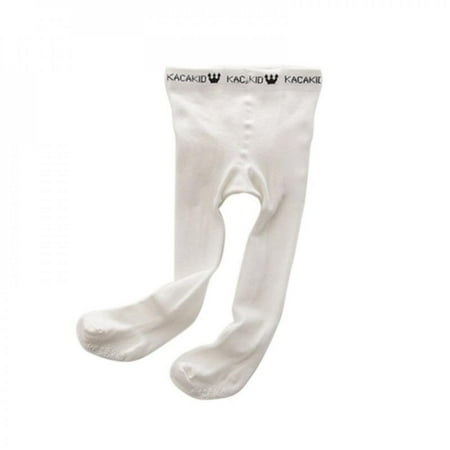 

Greyghost Fashion Kids Baby Girls Cotton Tights Hosiery Pantyhose PP Bottom Pants White S