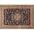 thumbnail image 1 of Ahgly Company Machine Washable Indoor Rectangle Traditional Night Red Area Rugs, 8' x 10', 1 of 7