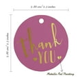 thumbnail image 6 of Inkdotpot Thank You Bridal Shower-Baby Shower-Retirement-Wedding-Birthday Bottle Tag Real Gold Foil Favor Hang Tags Pack Of 50, 6 of 7